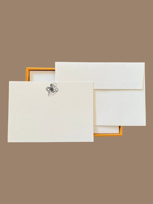 Kraken Notecard Set with Laid Envelopes