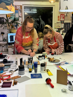 Lino Cut & Print Christmas Cards Wed 12 Nov