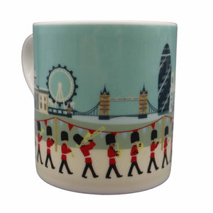 London Seasons Summer Mug - Mustard and Gray Ltd