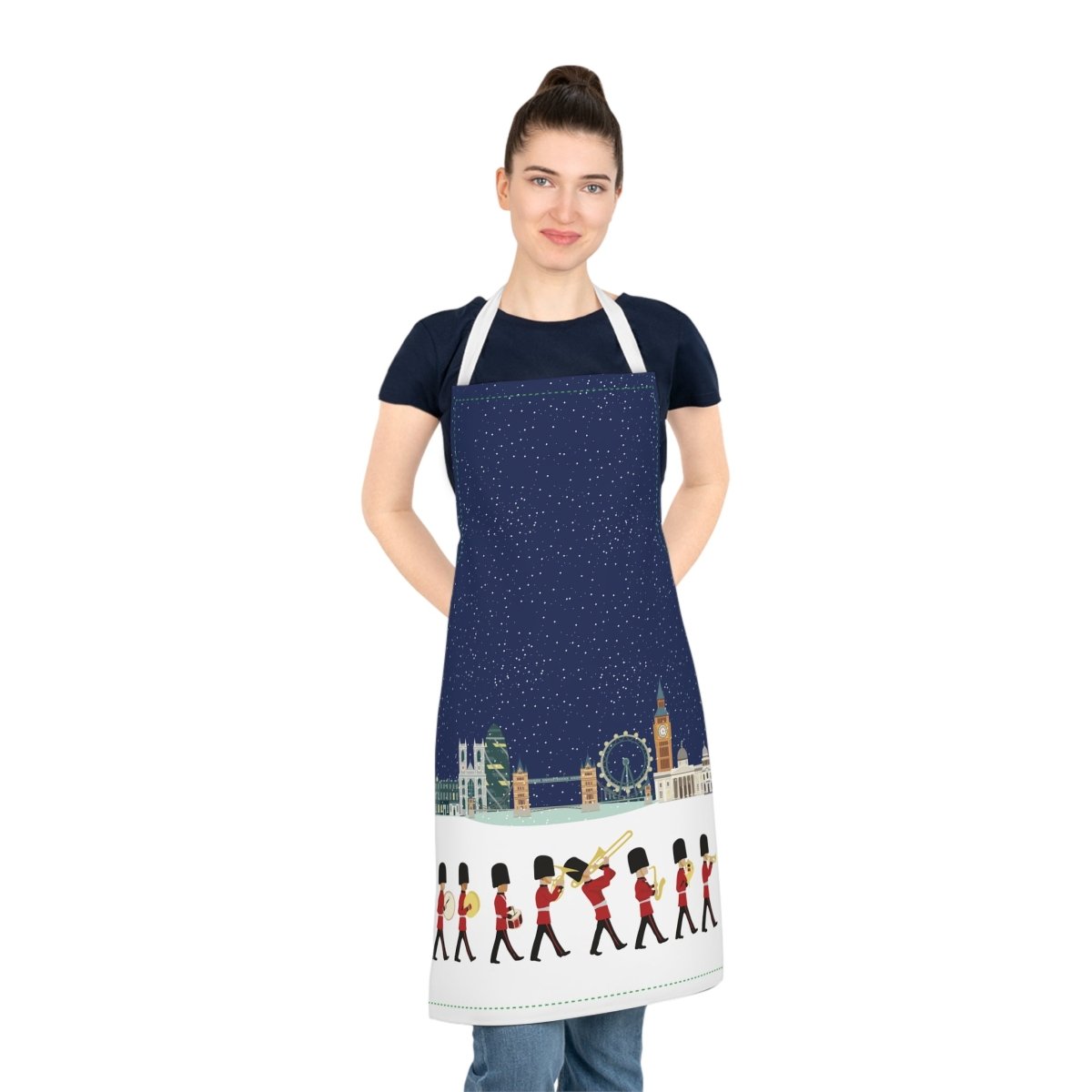 London Seasons Winter Apron - Christmas