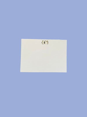 Penguins Notecard Set with Laid Envelopes