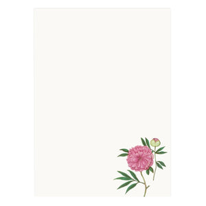 Peony Letter Paper - Wove A5 Writing Paper - Mustard and Gray Ltd