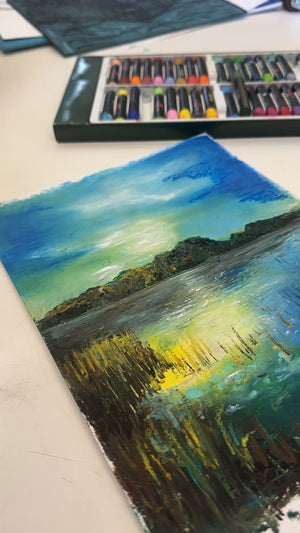 Discover Oil Pastels – A Four-Week Evening Art Course | Mustard & Gray Studio, Shropshire
