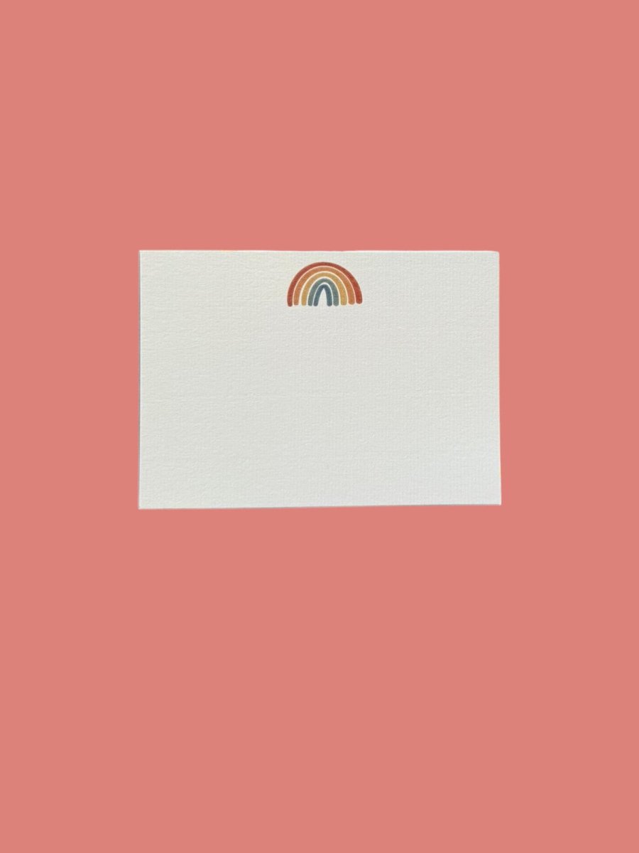 Rainbow Notecard Set with Laid Envelopes