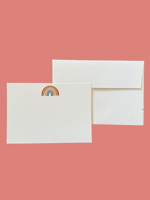 Rainbow Notecard Set with Laid Envelopes