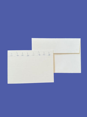 Regatta Notecards with Laid Envelopes
