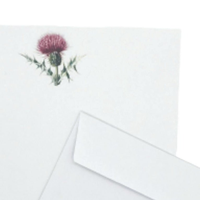 Thistle Letter Paper - Wove A5 Writing Paper - Mustard and Gray Ltd