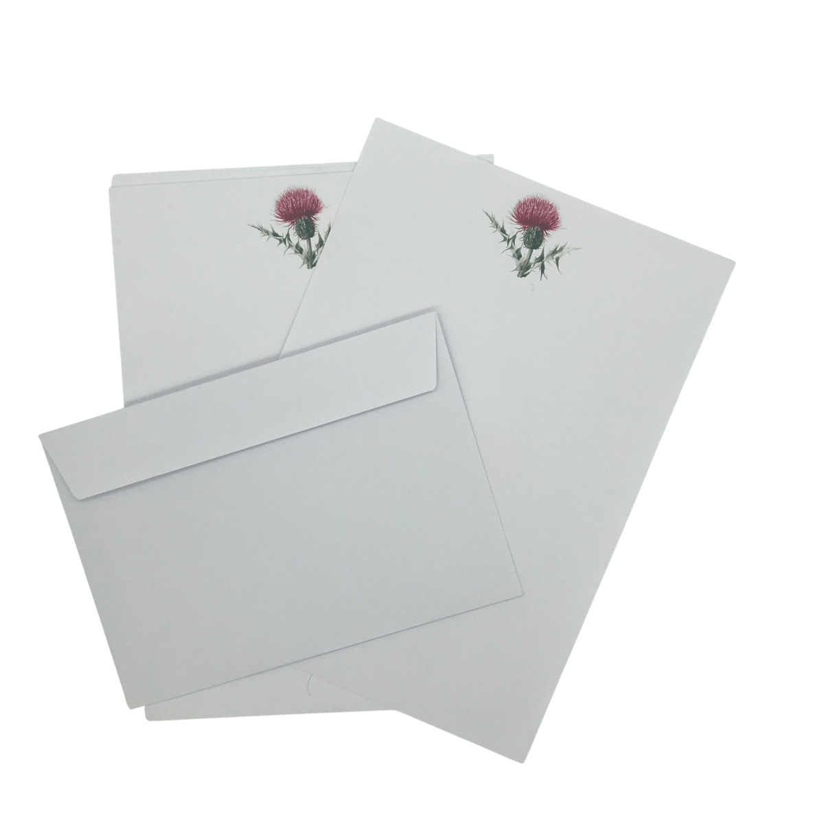 Thistle Letter Paper - Wove A5 Writing Paper - Mustard and Gray Ltd