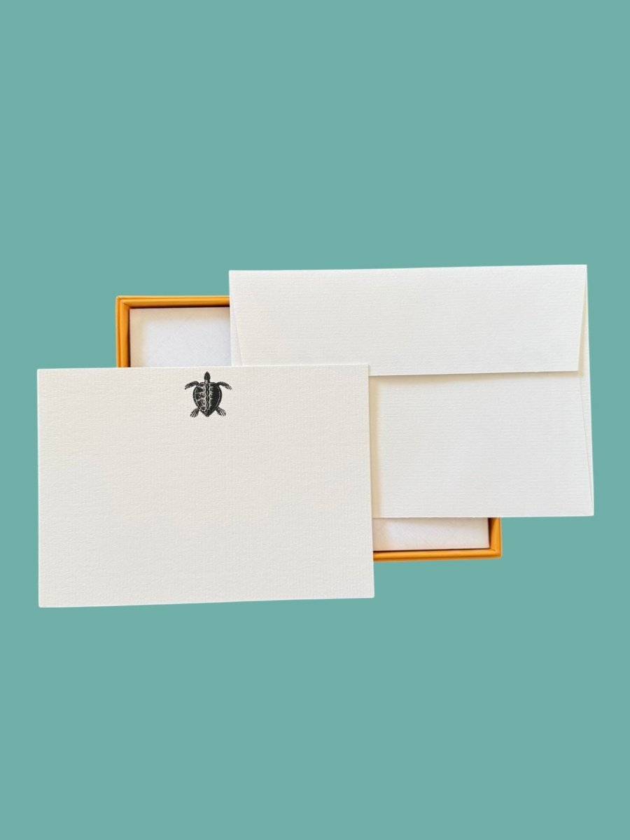 Turtle with Laid Envelopes