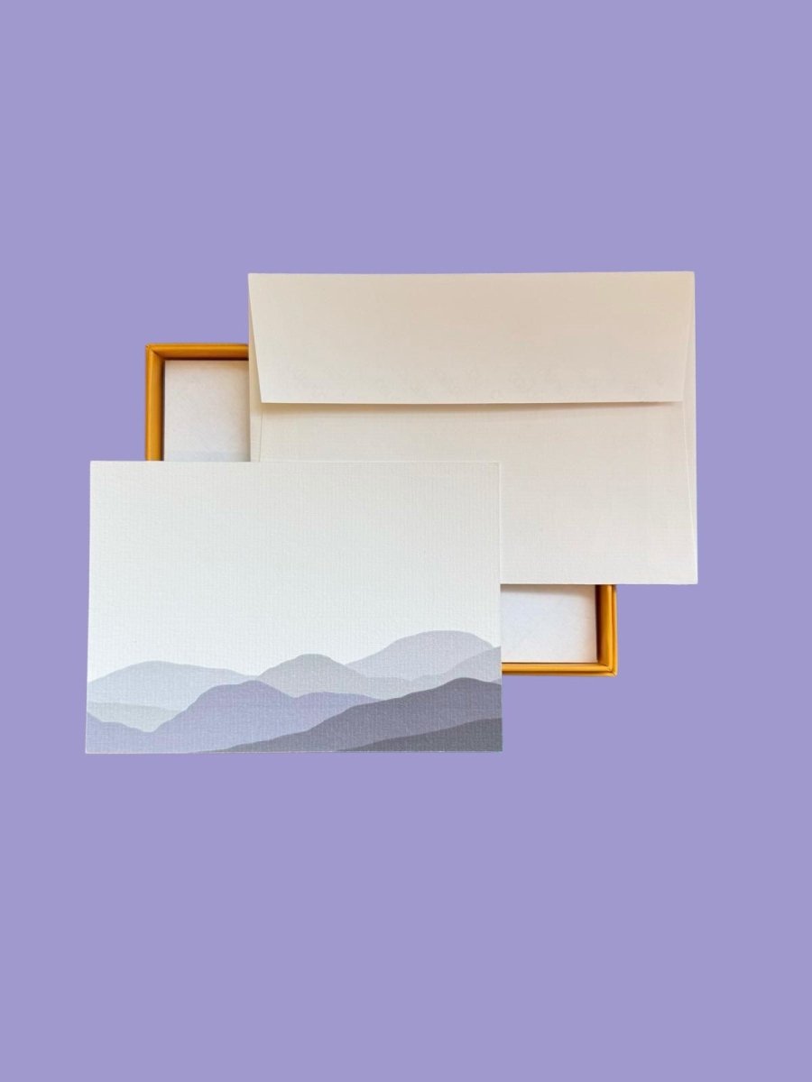 Welsh Hills Notecard Set with Lined Envelopes