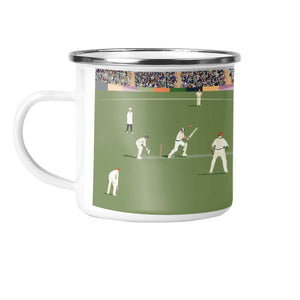 Cricket "The Test" Enamel Mug
