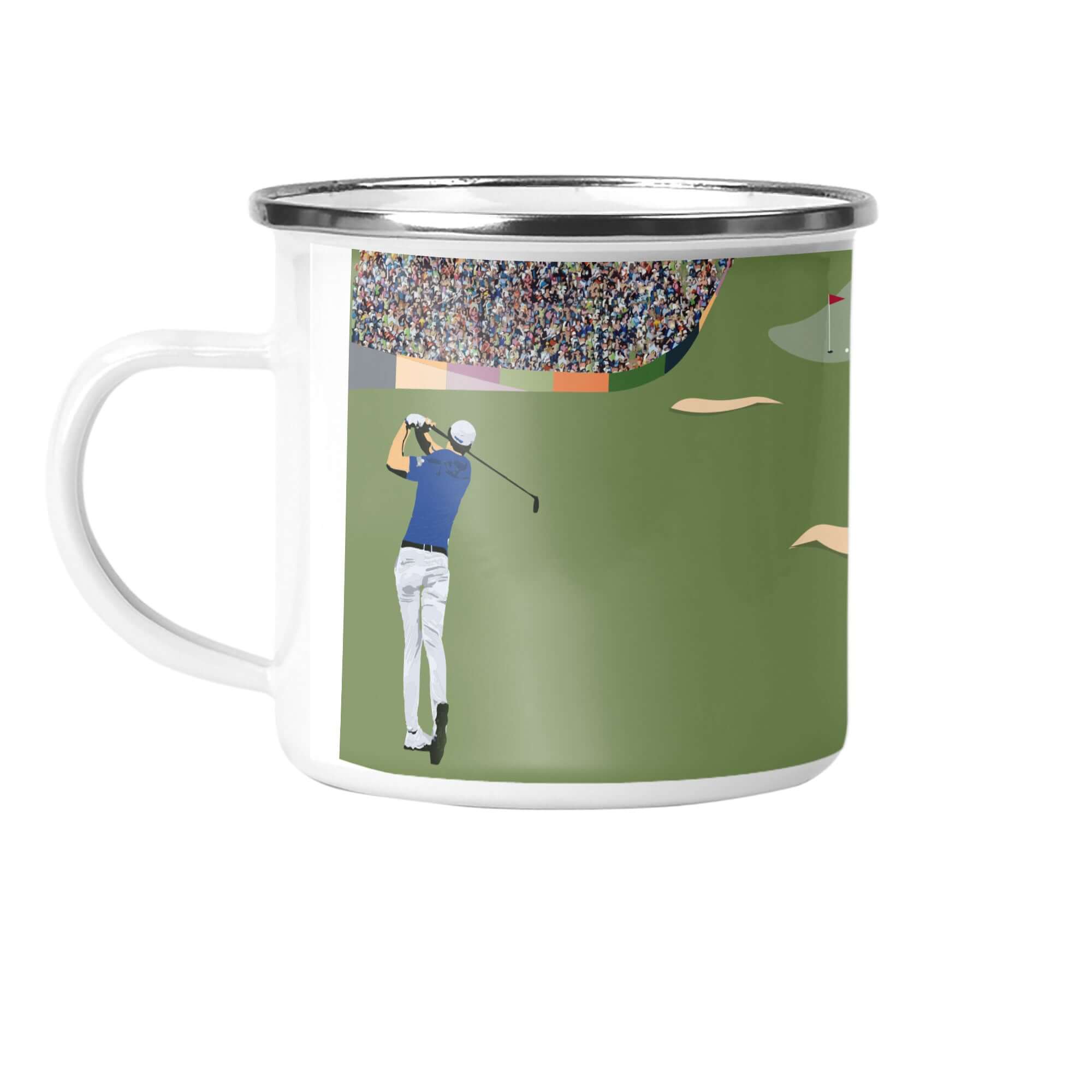 Golf "The Fairway" Enamel Mug