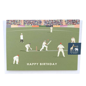 Cricket "The Test" Birthday Card