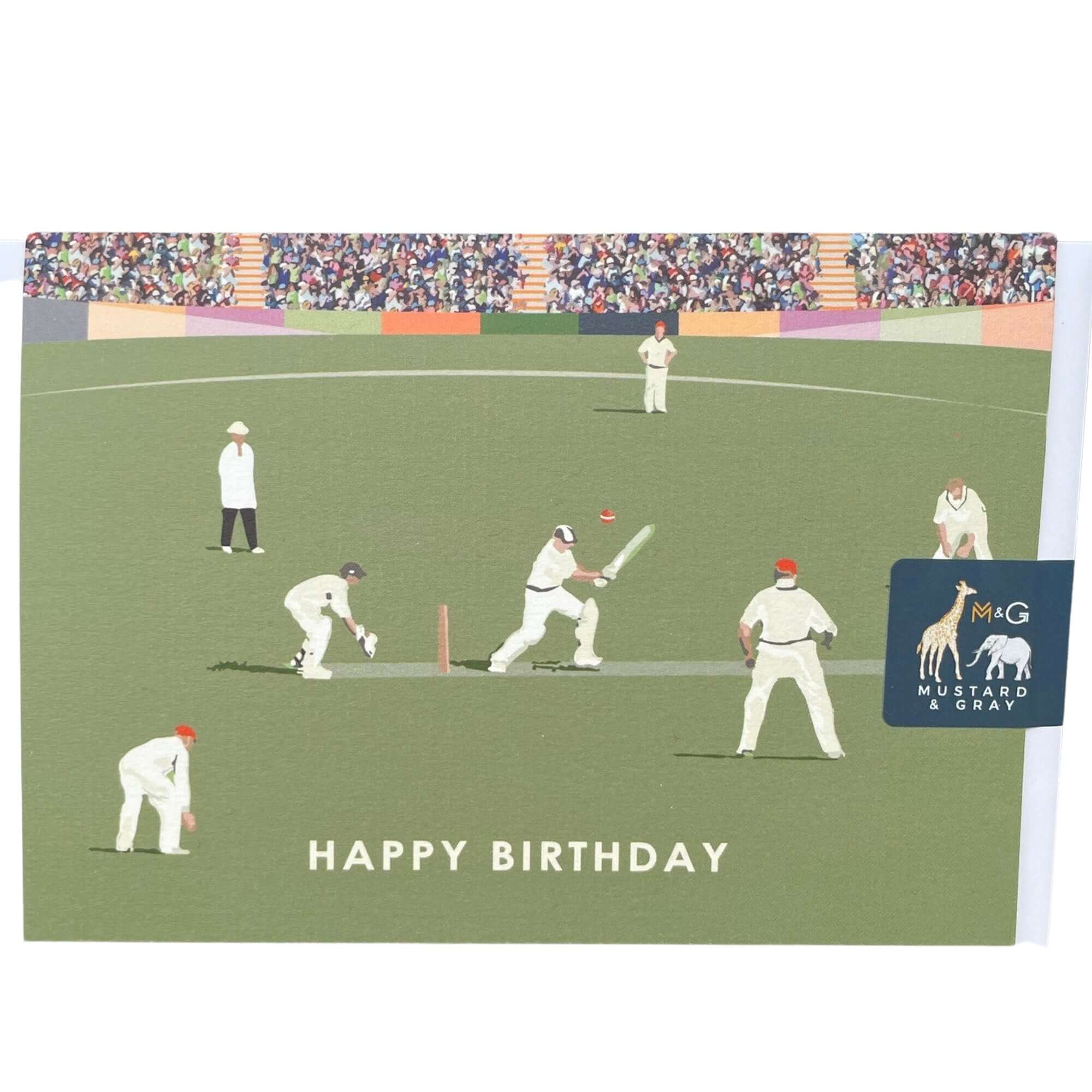 Cricket "The Test" Birthday Card