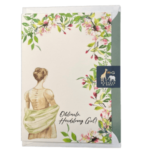 Jane Auten "Obstinate Headstrong Girl!" Greetings Card