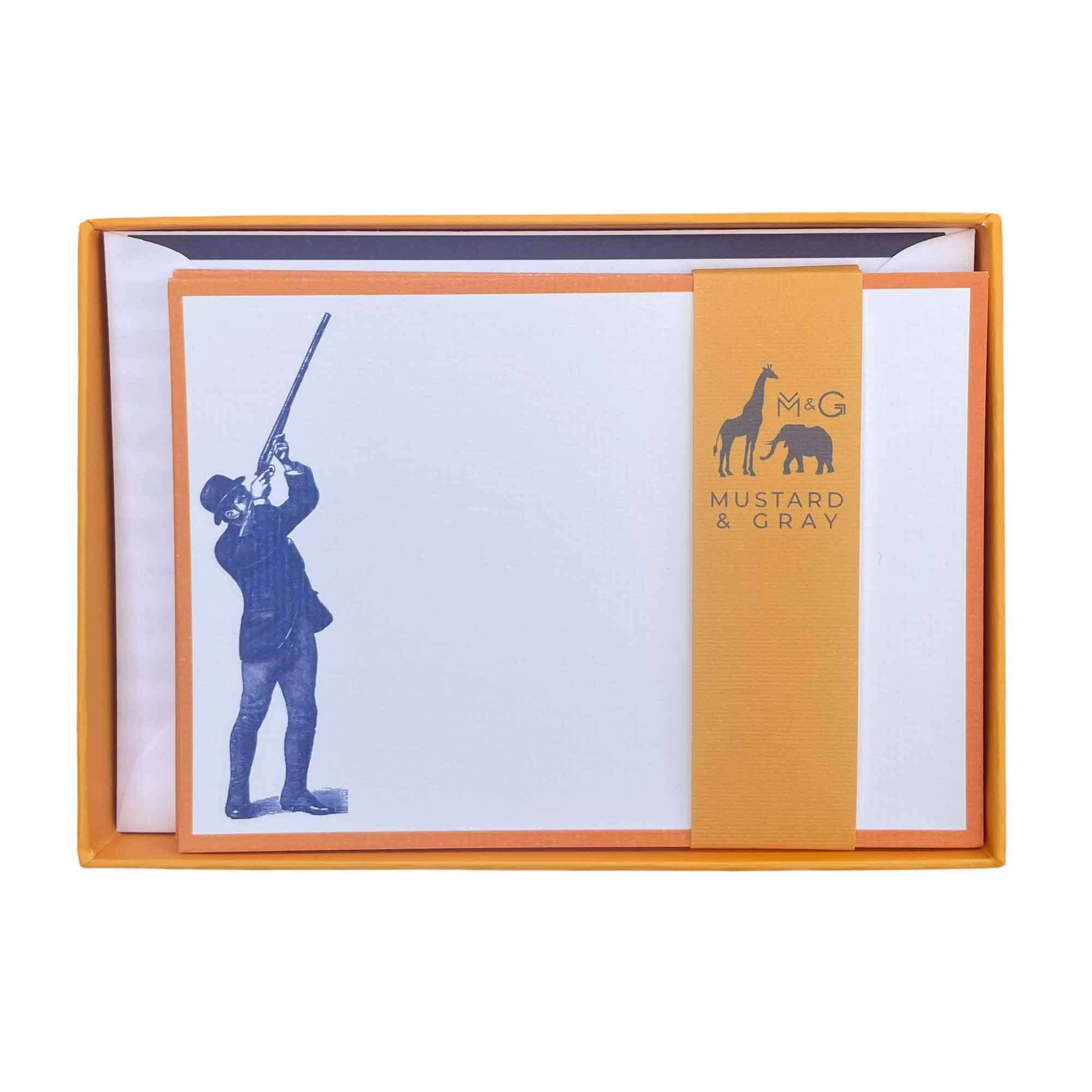 Game Shoot Notecard Set with Lined Envelopes