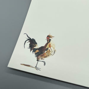 A Very Game Bird Notecard Set with Lined Envelopes