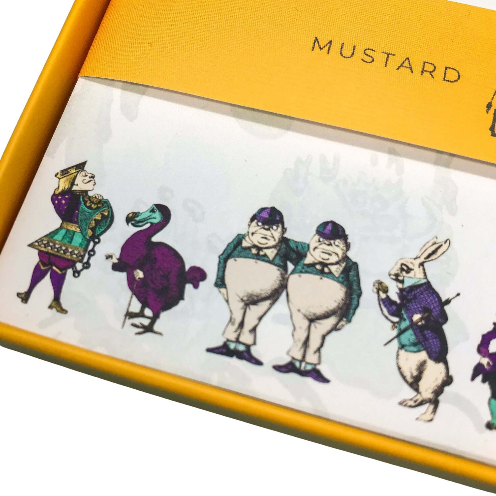 Alice in Wonderland Notecard Set Children's Notecards Mustard and Gray Ltd Shropshire UK