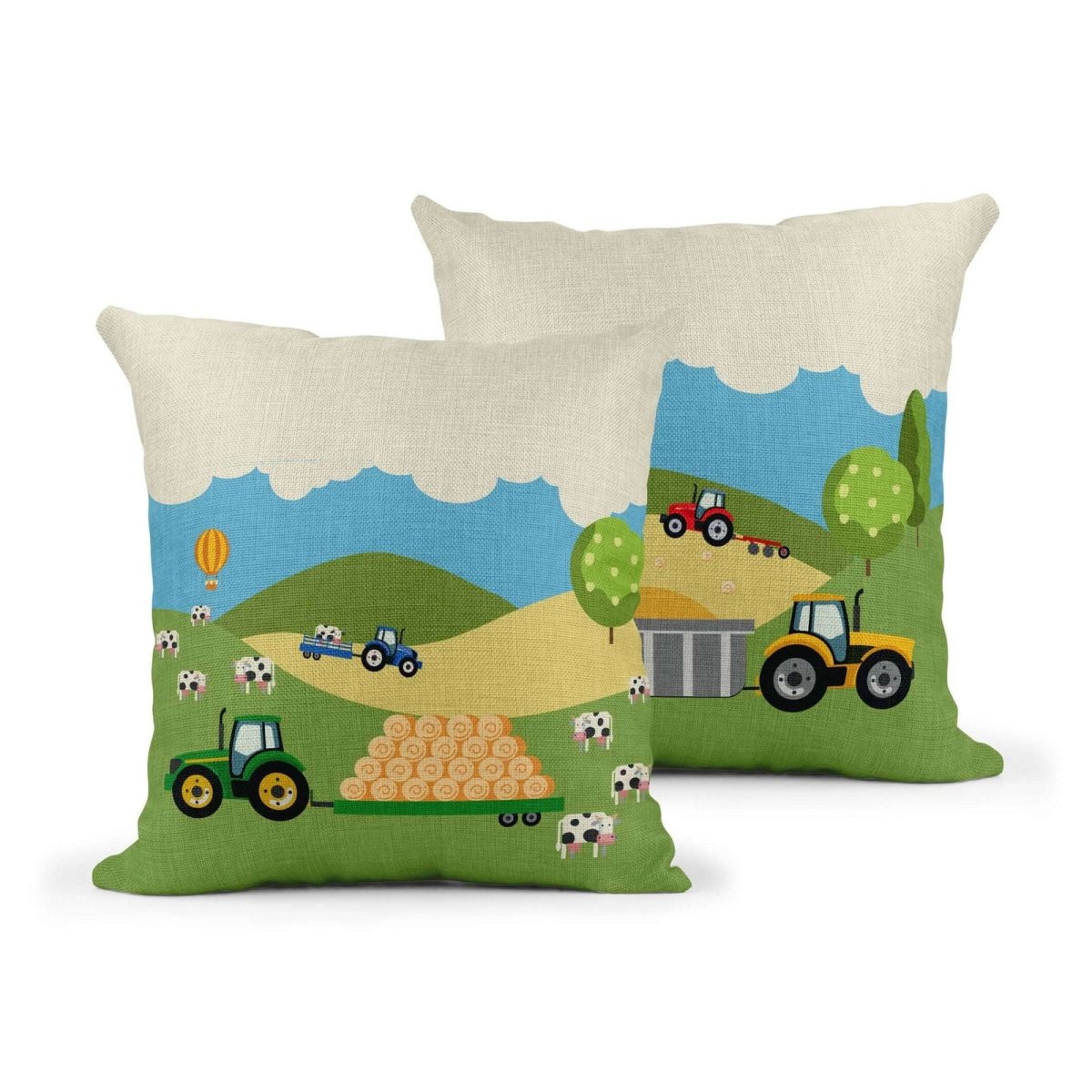 Bramble Hill Farm Cushion - Mustard and Gray Ltd