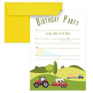 Bramble Hill Farm   Party Invitations Party Invitations Mustard and Gray Ltd Shropshire UK