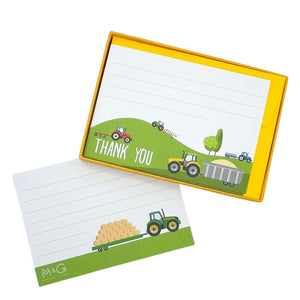 Bramble Hill Farm Thank You Notecard Set Children's Notecards Mustard and Gray Ltd Shropshire UK
