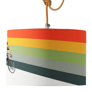 Cameron Vintage Cycling Lamp Shade lampshade Mustard and Gray Ltd Shropshire UK