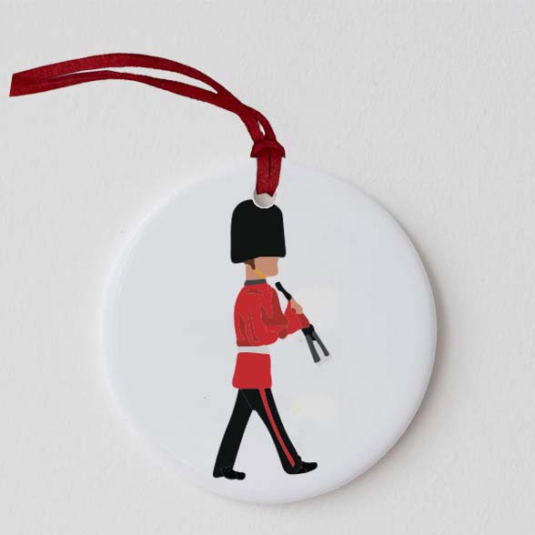 Changing of the Guard Clarinet Christmas Decoration - Mustard and Gray Ltd