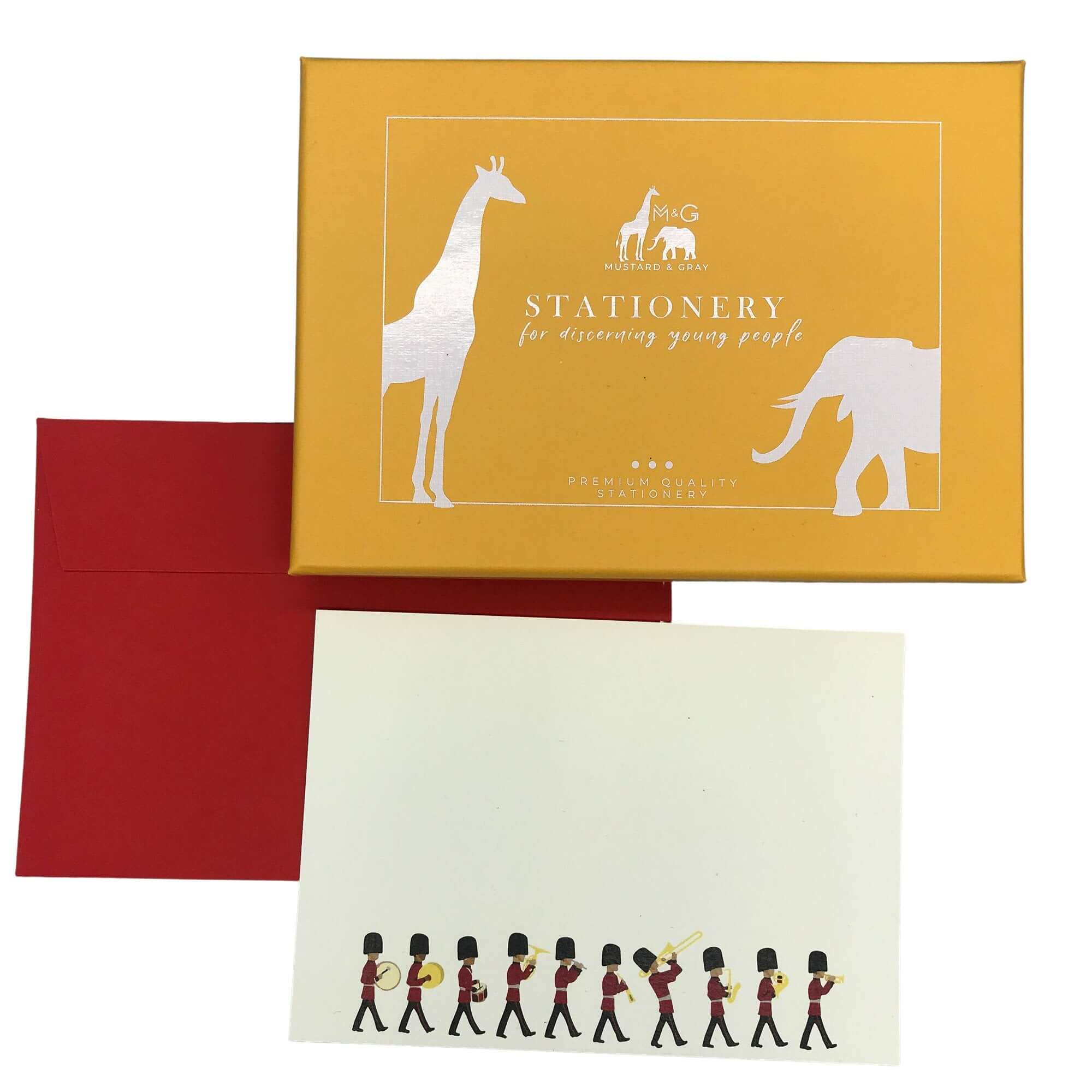Changing of the Guard Notecard Set Children's Notecards Mustard and Gray Ltd Shropshire UK