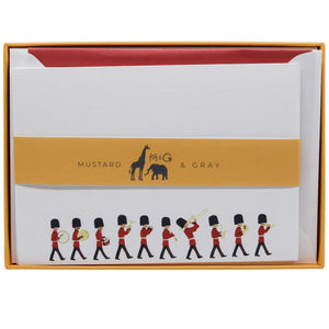 Changing of the Guard Notecard Set with Lined Envelopes