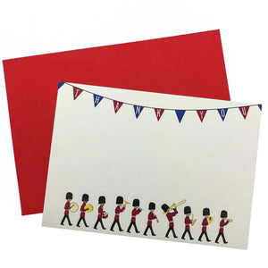 Changing of the Guard Thank You Notecard Set Children's Notecards Mustard and Gray Ltd Shropshire UK