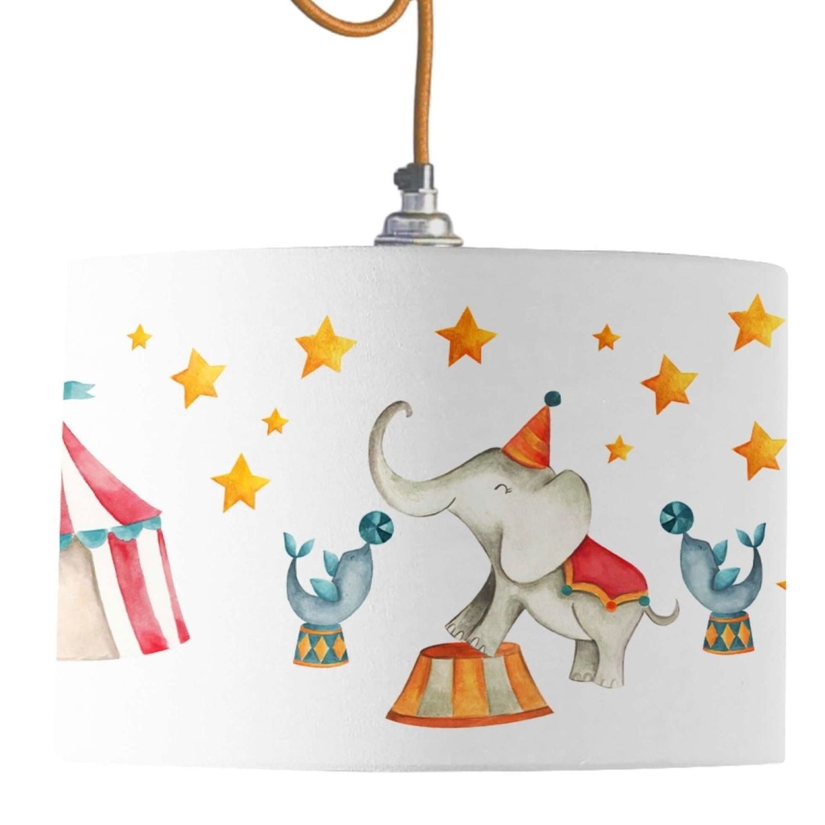 Circus Lamp Shade - Mustard and Gray Ltd