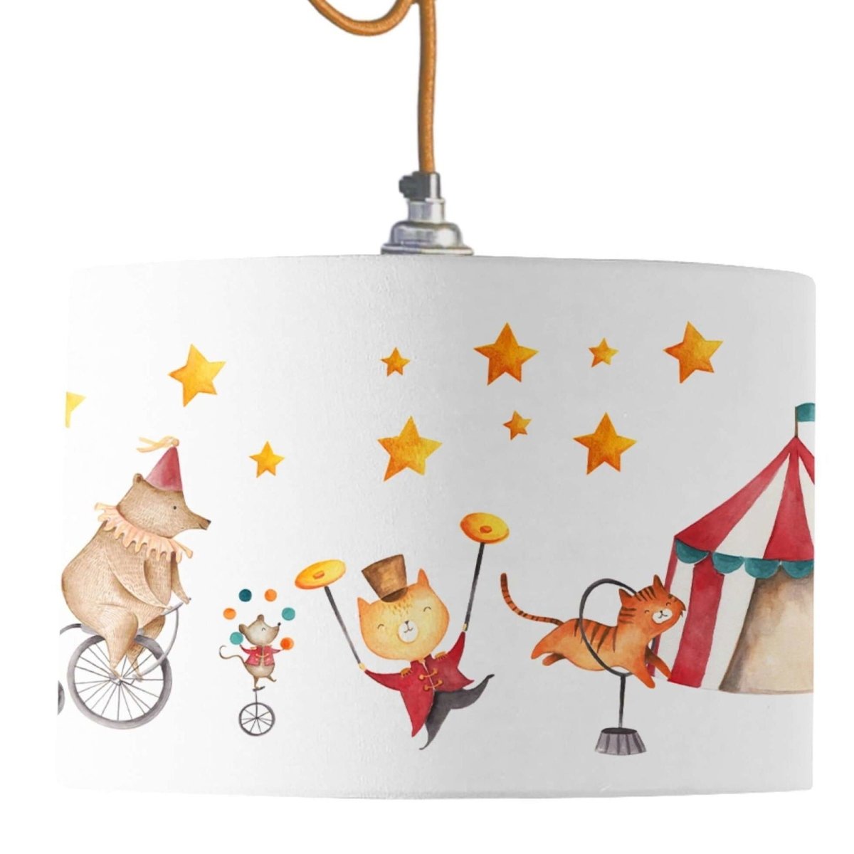 Circus Lamp Shade - Mustard and Gray Ltd