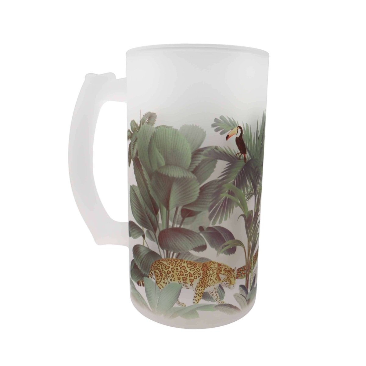 Darwin's Menagerie Frosted Beer Stein - Mustard and Gray Ltd