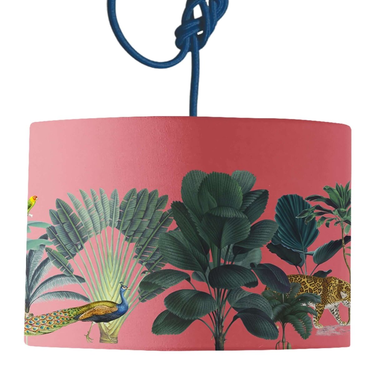 Darwin's Menagerie Pink Lamp Shade - Mustard and Gray Ltd