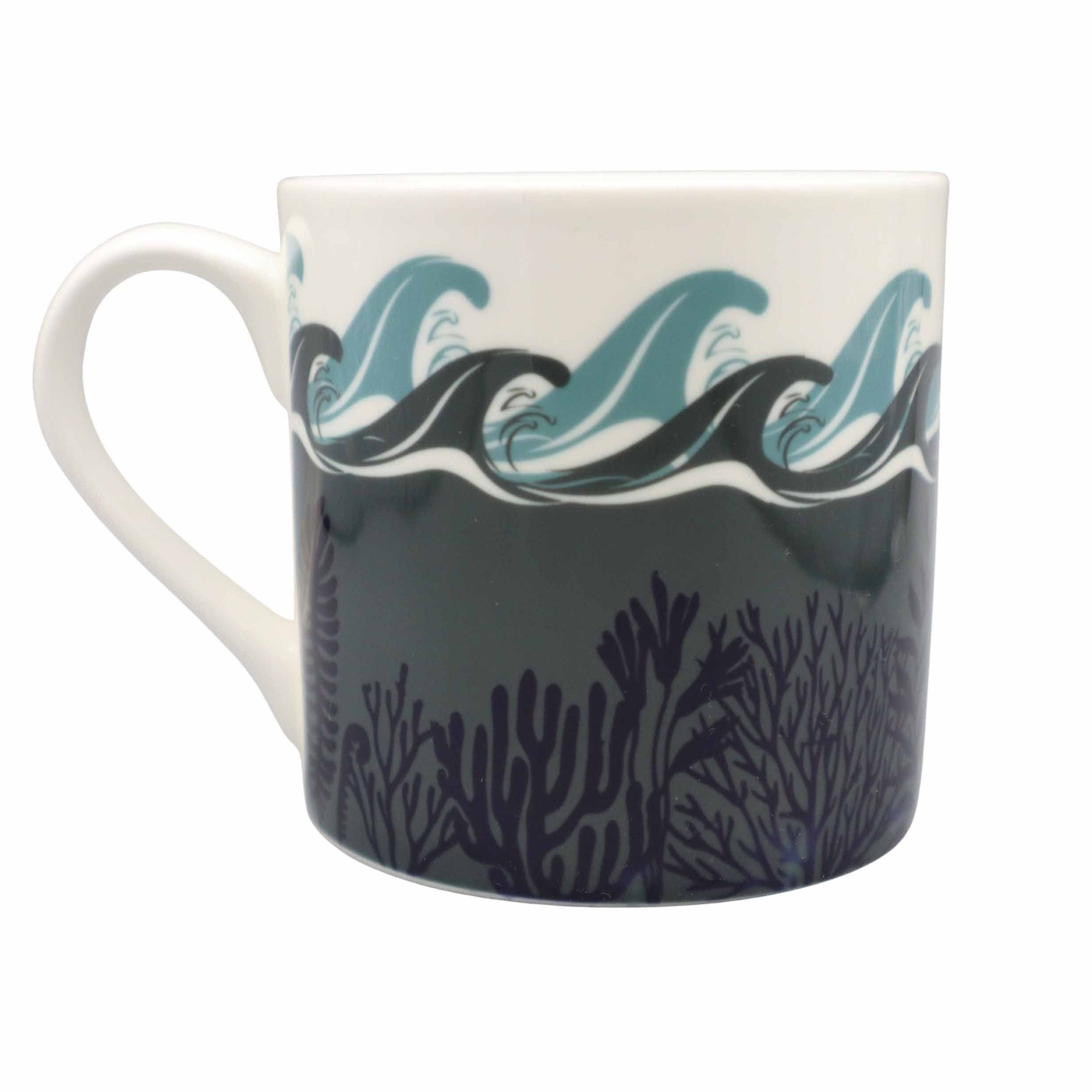 Deep Blue Sea Night  Mug Mugs Mustard and Gray Ltd Shropshire UK