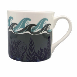 Deep Blue Sea Night  Mug Mugs Mustard and Gray Ltd Shropshire UK