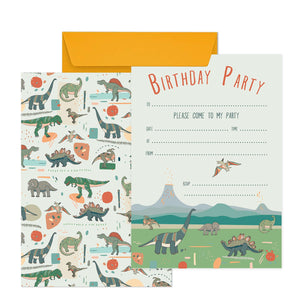 Dinosaur Birthday Party Pack Party Box Mustard and Gray Ltd Shropshire UK