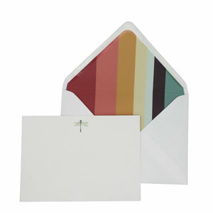 Dragon Fly Notecard Set with Lined Envelopes