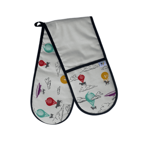 Farm High Life Double Oven Glove - Mustard and Gray Ltd
