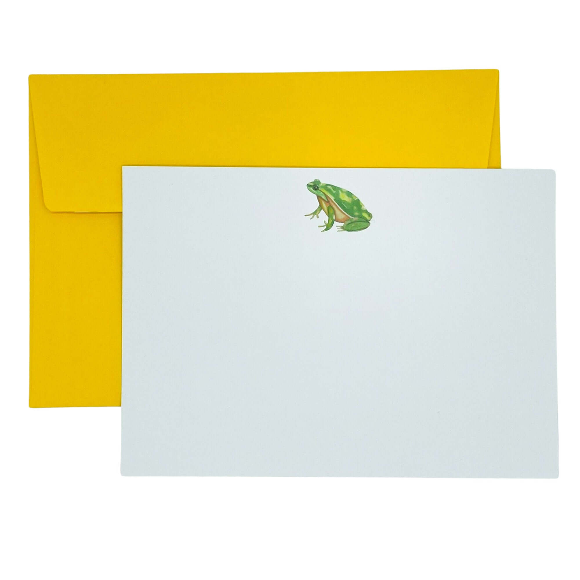 Frog Notecard Set Children's Notecards Mustard and Gray Ltd Shropshire UK