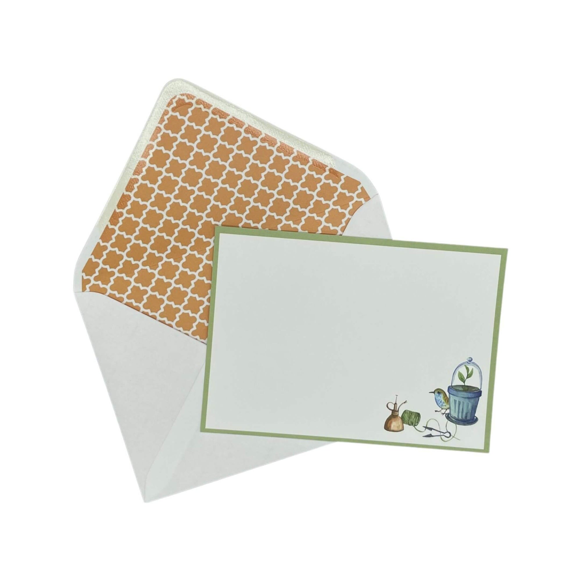 Gardener's Friends Notecard Set with Lined Envelopes