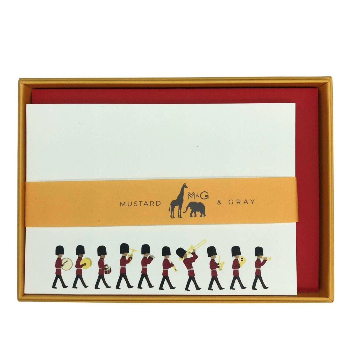 Guardsman Notecards - Mustard and Gray Ltd