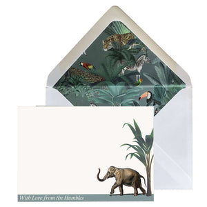 Hasty Elephant Personalised Notecards