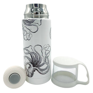 Kraken Can Can Vintage Style Flask FLASK Mustard and Gray Ltd Shropshire UK