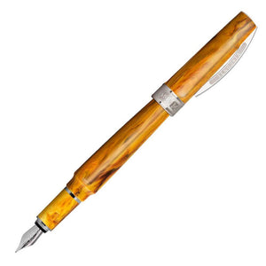 Mirage Fountain Pen - Amber Fountain Pen Mustard and Gray Ltd Shropshire UK