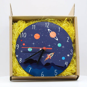 Mission to the Moon Clock Clock Mustard and Gray Ltd Shropshire UK