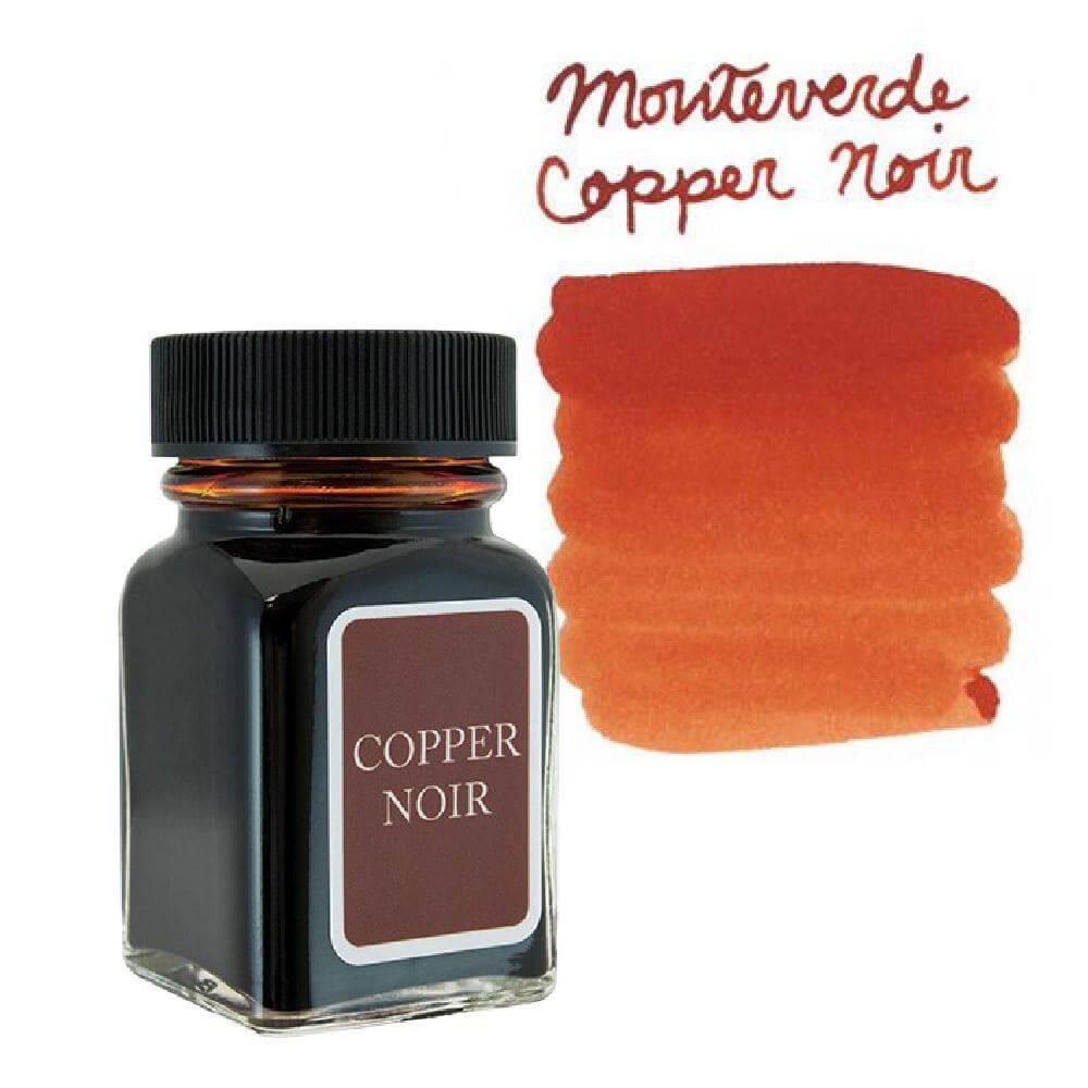 Monteverde Noir 30ml Ink - Copper Noir Ink Mustard and Gray Ltd Shropshire UK