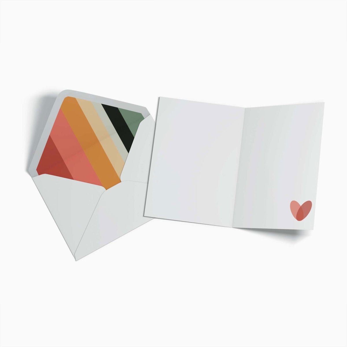 Mum Hearts Greetings Card - Mustard and Gray Ltd