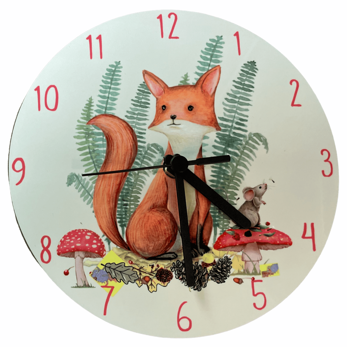 Nature Clock - Mustard and Gray Ltd