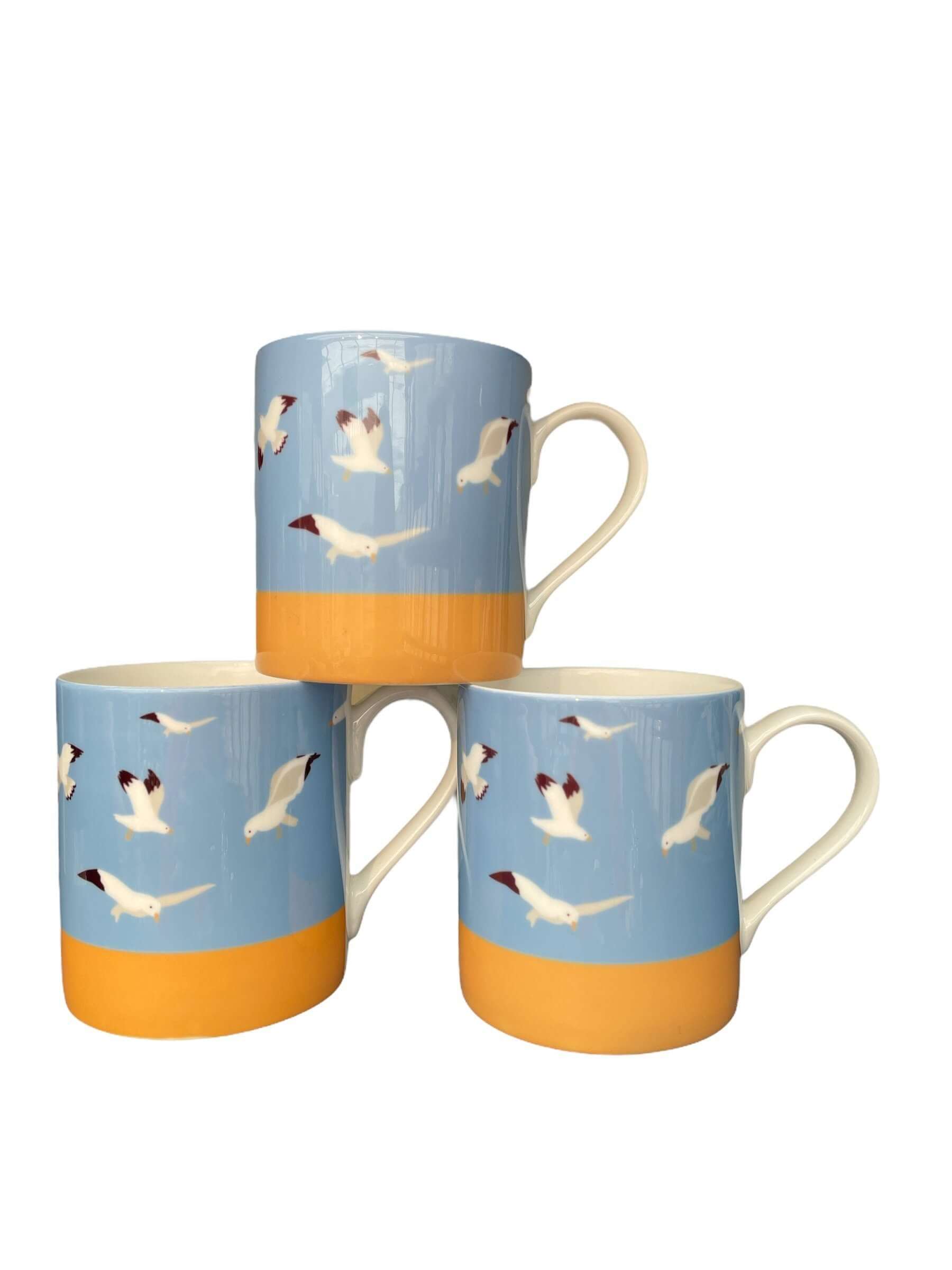 Oh Gully Small Mug Set Mug Set Mustard and Gray Ltd Shropshire UK